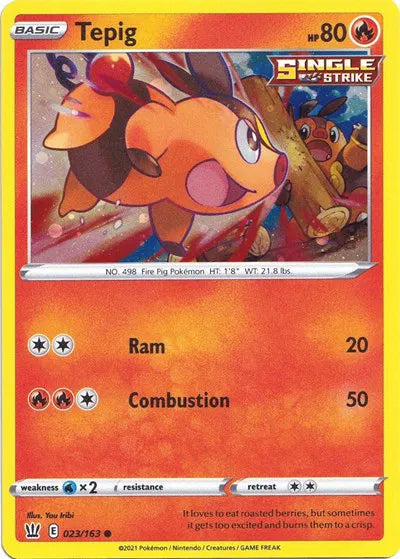 Tepig - 023/163 - Cosmos Holo - Miscellaneous