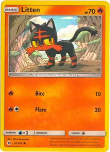 Litten - 24/149 - Water Web Holo - Miscellaneous