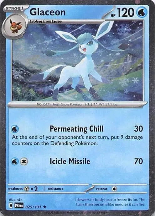 Glaceon - 025/131 - Cosmos Holo - Miscellaneous