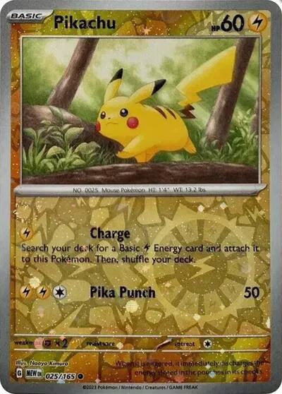 Pikachu - 025/165 - Costco Exclusive - Miscellaneous
