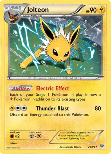 Jolteon - 26/98 - Cosmos Holo - Miscellaneous