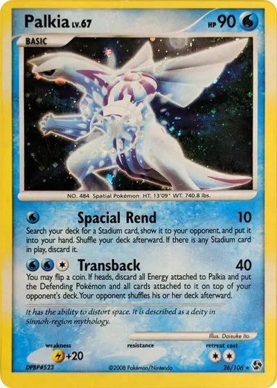 Palkia - 026/106 - Cosmos Holo - Deck Exclusives