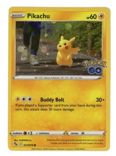 Pikachu - 027/078 - Cosmos Holo - Miscellaneous