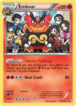 Emboar - 027/113 - Legendary Treasures - Deck Exclusives