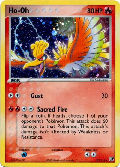 Ho-oh - 027/115 - Cosmos Holo - Deck Exclusives