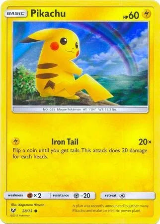 Pikachu - 028/073 - Water Web Holo - Miscellaneous