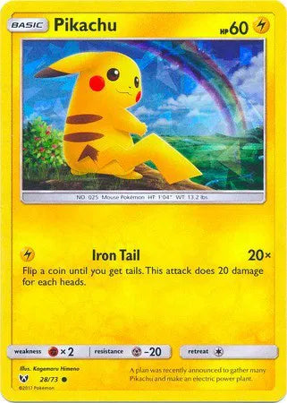 Pikachu - 028/073 - Cracked Ice Holo - Deck Exclusives