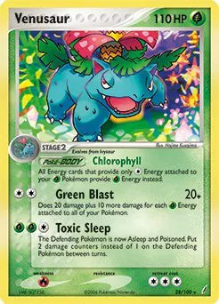 Venusaur - 028/100 - EX Crystal Guardians - Deck Exclusives
