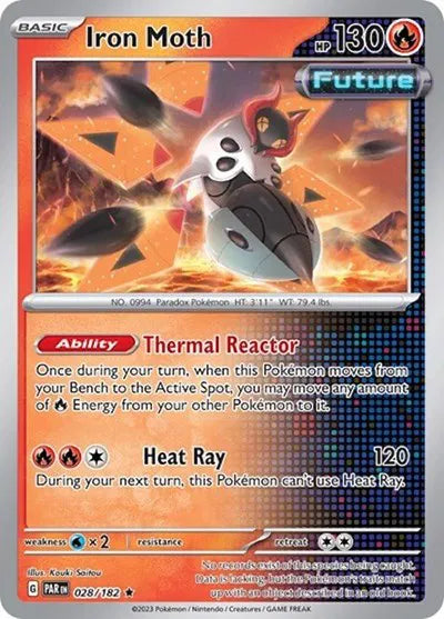 Iron Moth - 028/182 - Non Holo - Deck Exclusives