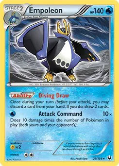 Empoleon - 029/108 - Battle Arena Deck Exclusive - Deck Exclusives