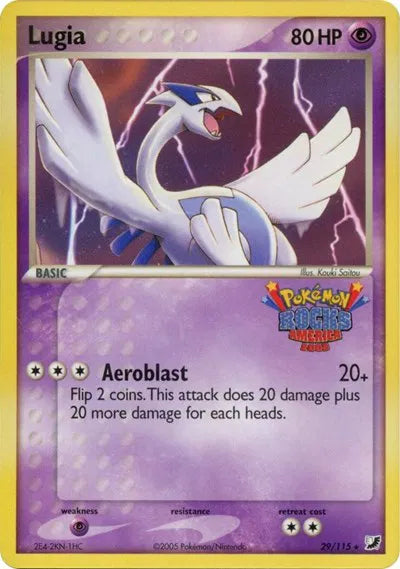 Lugia - 29/115 - Pokemon Rocks America - Miscellaneous