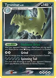 Tyranitar - 030/100 - DP Stormfront - Deck Exclusives