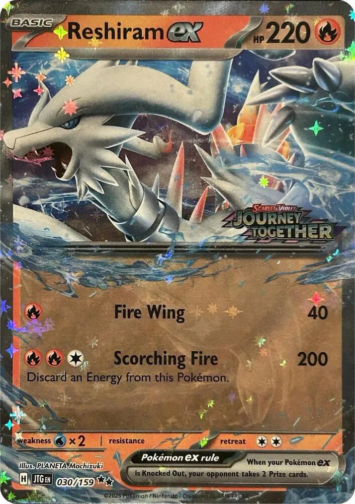 Reshiram ex - 030/159 - Journey Together Stamped - Miscellaneous