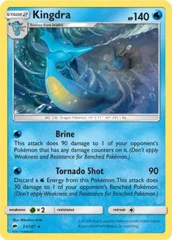 Kingdra - 031/147 - SM Burning Shadows - Deck Exclusives
