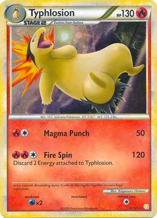 Typhlosion - 032/123 - Cosmos Holo - Deck Exclusives