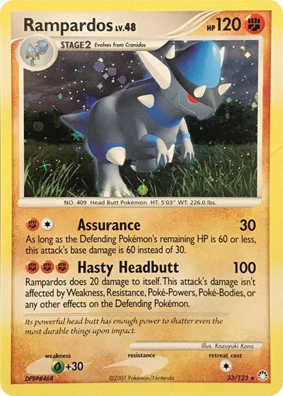 Rampardos - 033/123 - Cosmos Holo - Deck Exclusives