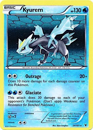 Kyurem - 34/101 - Cosmos Holo - Miscellaneous