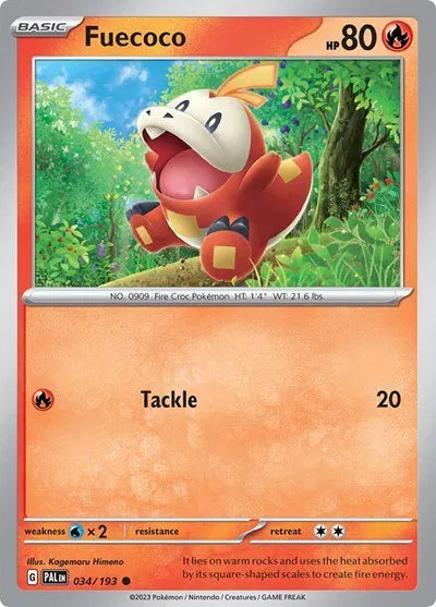 Fuecoco - 034/193 - Summer 2023 Collector Chest - Deck Exclusives