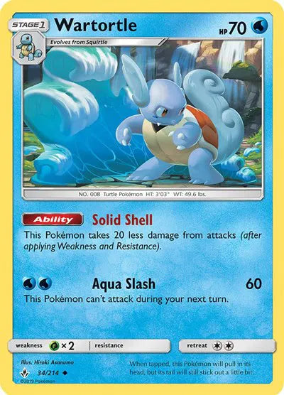 Wartortle - 034/214 - Premium Collection Promo - Miscellaneous