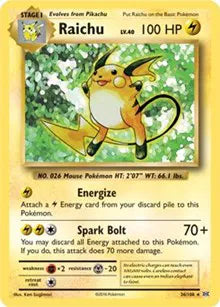 Raichu - 036/108 - XY Evolutions - Deck Exclusives