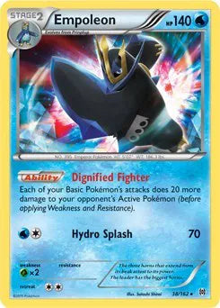 Empoleon - 038/162 - Battle Arena Deck Exclusive - Deck Exclusives