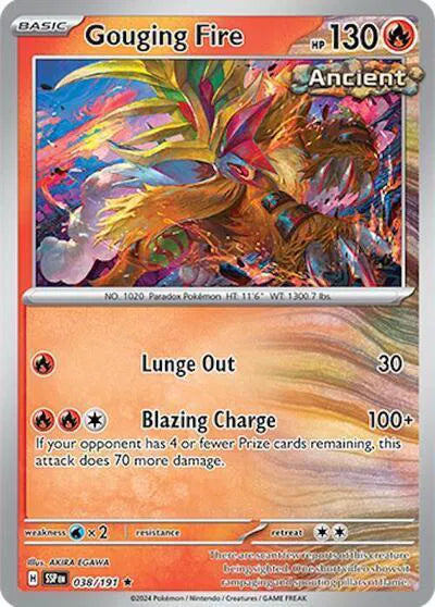 Gouging Fire - 038/191 - Deck Exclusives