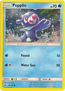 Popplio - 39/149 - Cosmos Holo - Miscellaneous