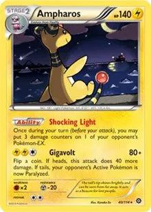 Ampharos - 040/114 - XY Steam Siege - Deck Exclusives