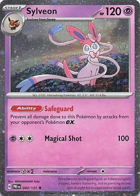 Sylveon - 040/131 - Cosmos Holo - Miscellaneous Cards & Products