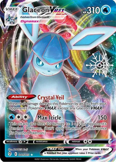 Glaceon VMAX - 041/203 - Holiday Calendar - Miscellaneous Cards & Products