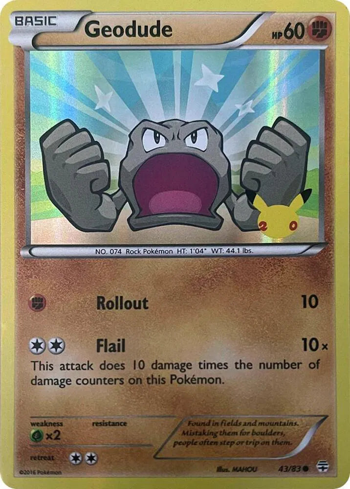 Geodude - 043/083 - Stamped - Miscellaneous Cards & Products