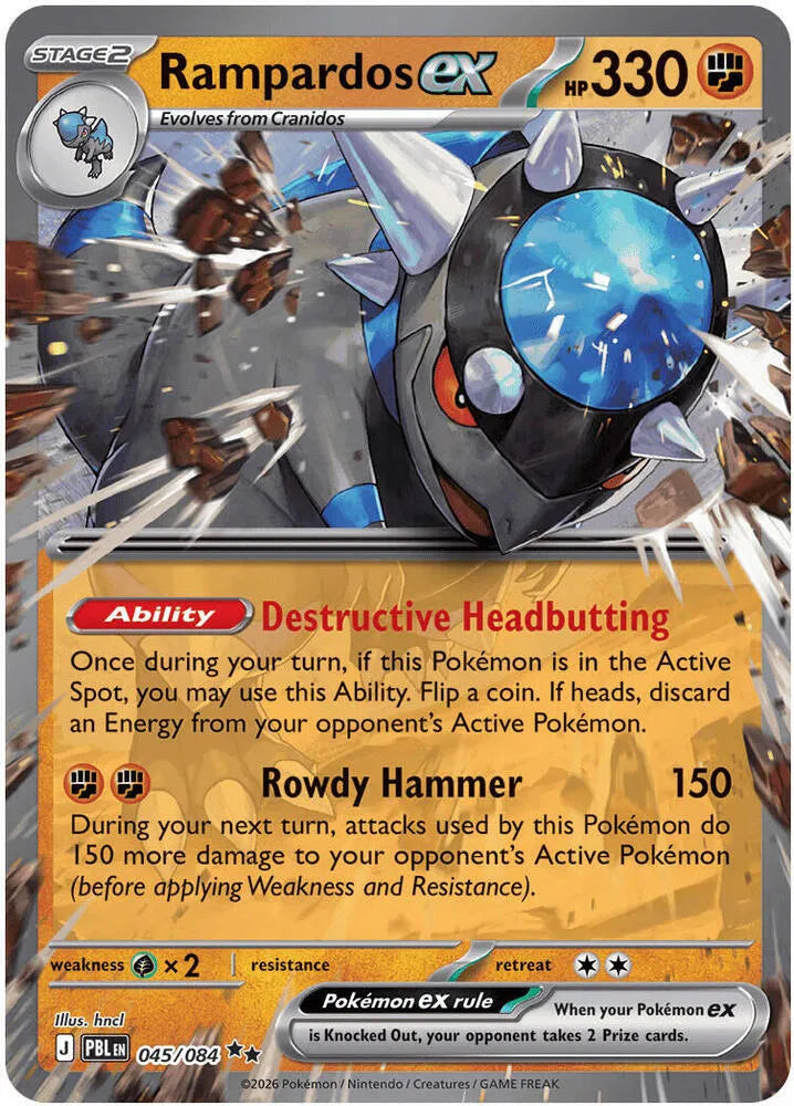 Rampardos ex - 045/084 - Pitch Black