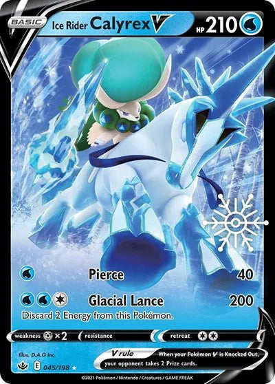 Ice Rider Calyrex V - 045/198 - Holiday Calendar - Miscellaneous Cards & Products
