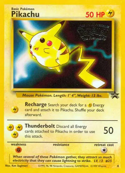 Pikachu - 4 - WoTC Promo