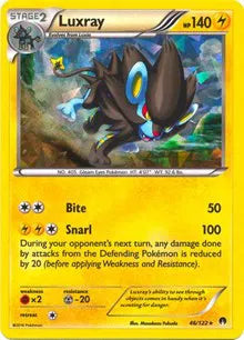 Luxray - 046/122 - Cracked Ice Holo - Deck Exclusives