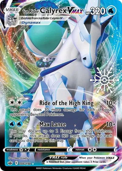 Ice Rider Calyrex VMAX - 046/198 - Holiday Calendar - Miscellaneous Cards & Products