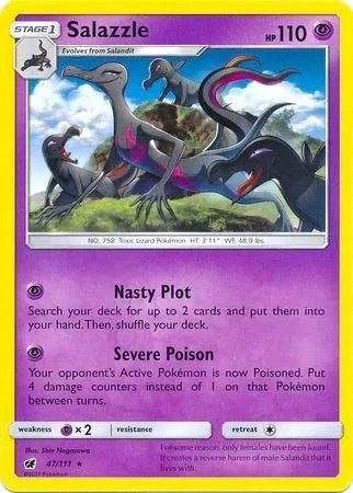 Salazzle - 047/111 - SM Crimson Invasion - Deck Exclusives
