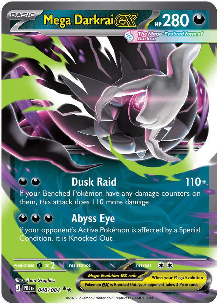 Mega Darkrai ex - 048/084 - Pitch Black
