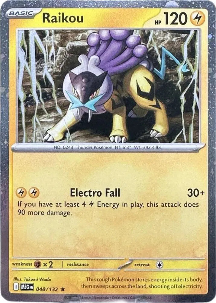 Raikou - 048/132 - Cosmos Holo - Mega Evolution Promo