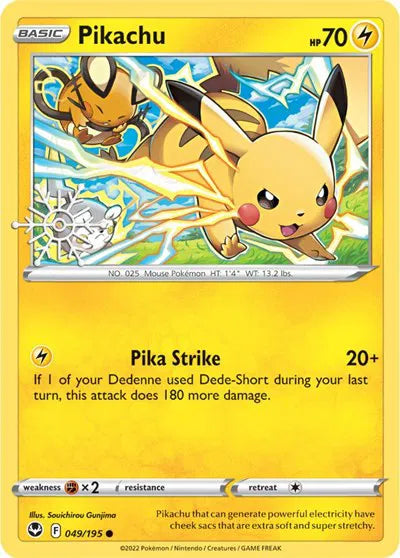 Pikachu - 049/195 - Holiday Calendar - Miscellaneous Cards & Products