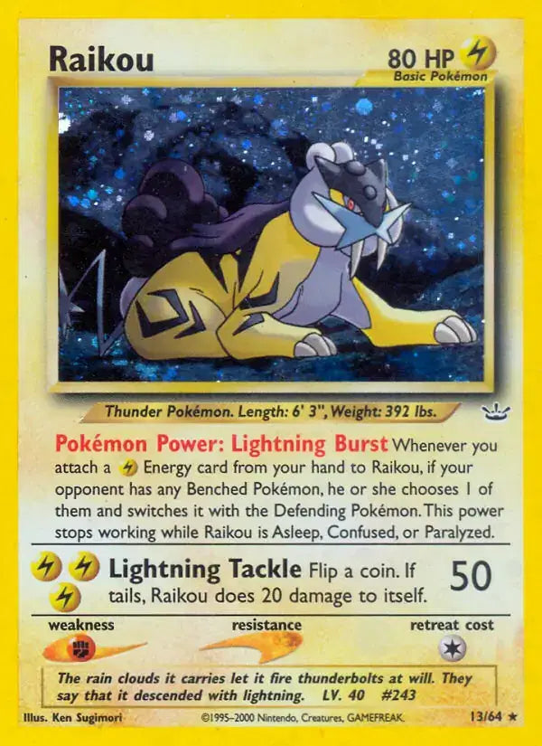 Raikou - 13/64 - Neo Revelation
