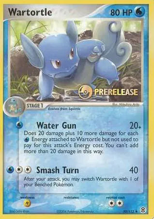 Wartortle - 50/112 - Prerelease - Miscellaneous Cards & Products