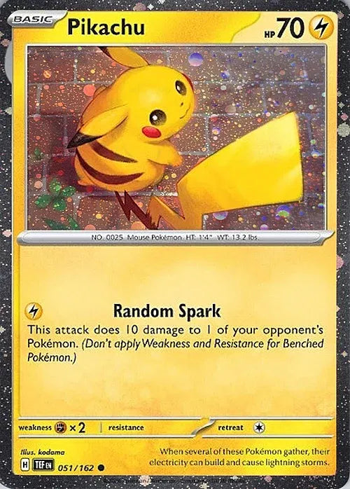 Pikachu - 051/162 - Cosmo Holo - Miscellaneous Cards & Products