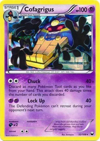 Cofagrigus - 052/108 - Cracked Ice Holo - Deck Exclusives