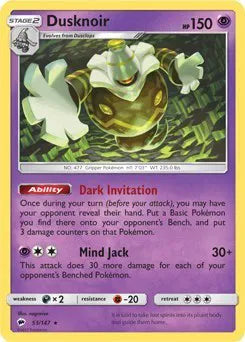 Dusknoir - 053/147 - SM Burning Shadows - Deck Exclusives
