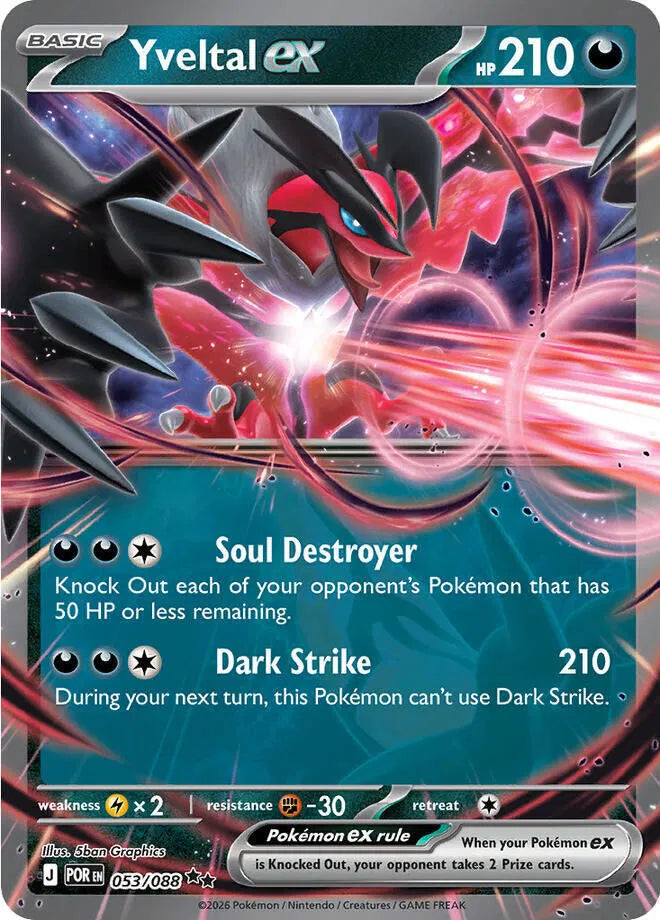 Yveltal ex - 053/088 - Perfect Order