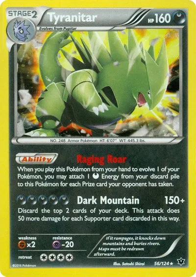 Tyranitar - 56/124 - Cosmos Holo - Miscellaneous Cards & Products