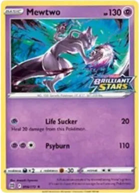 Mewtwo - 056/172 - Brilliant Stars Stamped - Miscellaneous Cards & Products