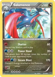 Salamence - 057/108 - Deck Exclusives