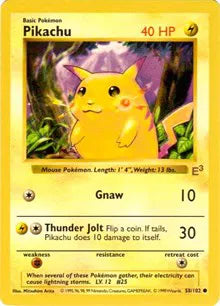 Pikachu - 58/102 - E3 Stamped with Red Cheeks - Miscellaneous Cards & Products